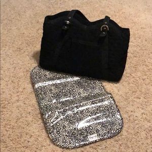Vera Bradley diaper bag - with changing pad